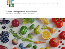 Tablet Screenshot of okanaganfood.com